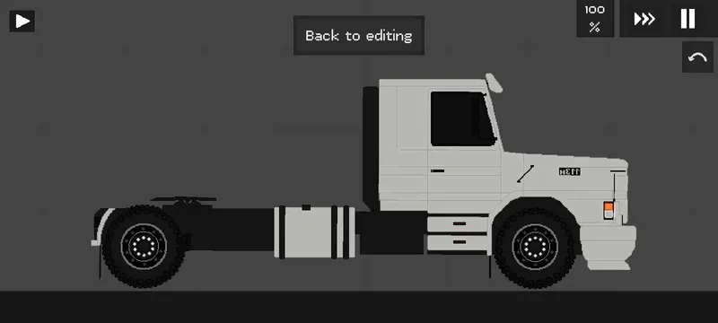 A MB L 1618 6×2 white truck