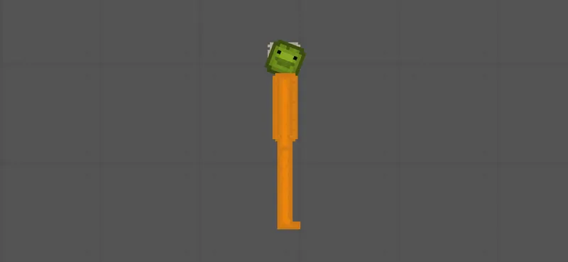 A melon head on a fruit