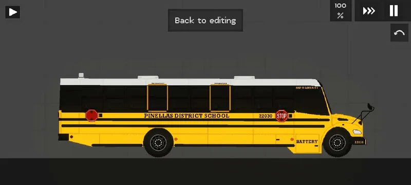 A pinellas district school bus