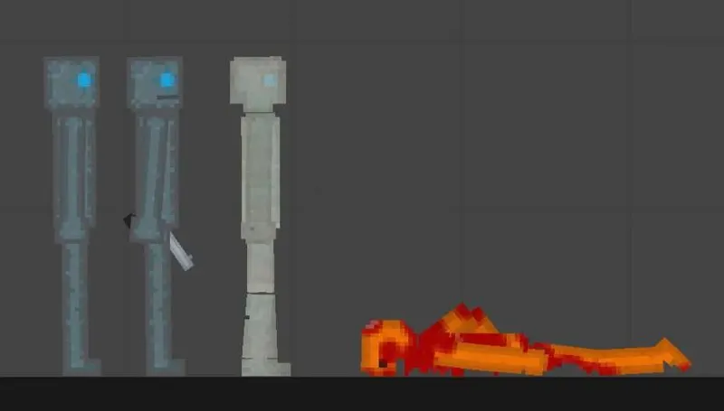 A robot with no mouth