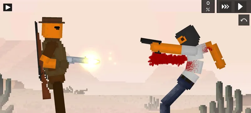 A snub-nosed revolver