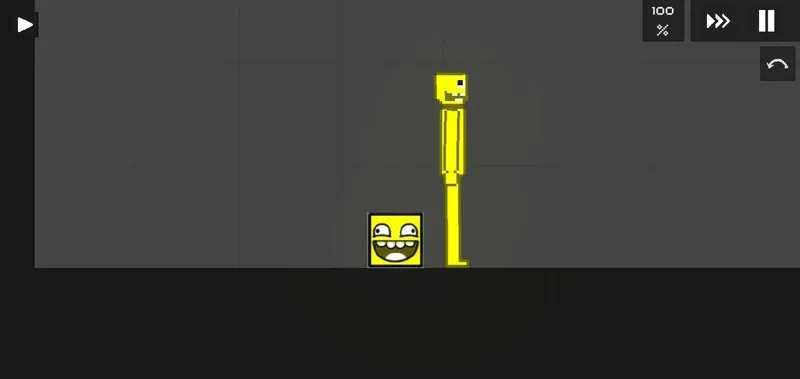 Geometry dash icon and the human