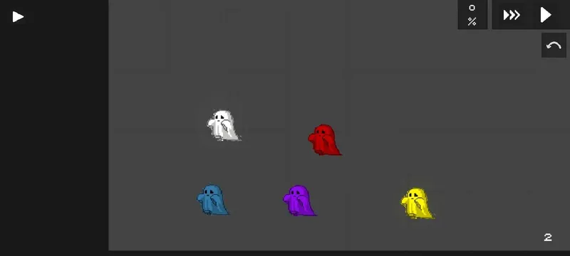 Ghosts of different colors