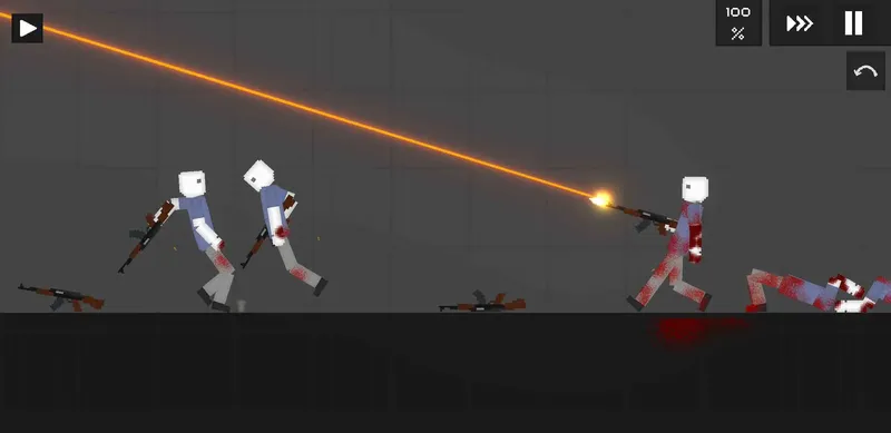 Insane guy with Modded AK 47