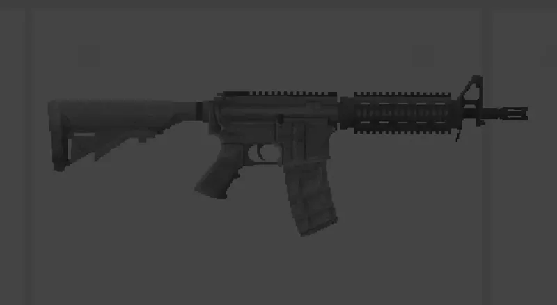 M4 rifle no iron sight