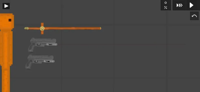 Roll cake sword and KSP-14 Pistol