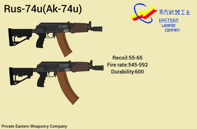 Rus-74u 40 rounds Rus-74u 30 rounds