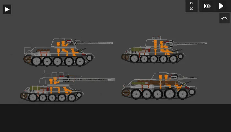 T-34-85,T-34-57,T-34