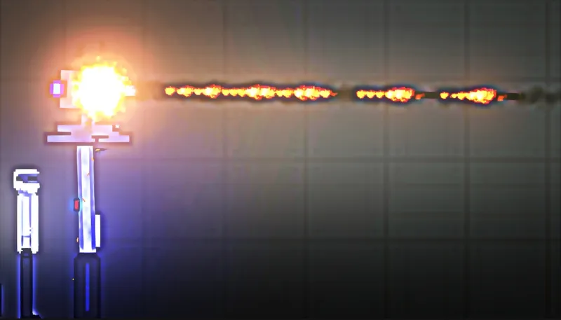 armored wall with guns