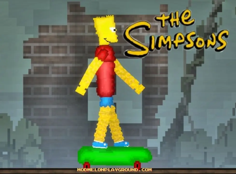Bart Simpson Mod Melon Playground Sandbox