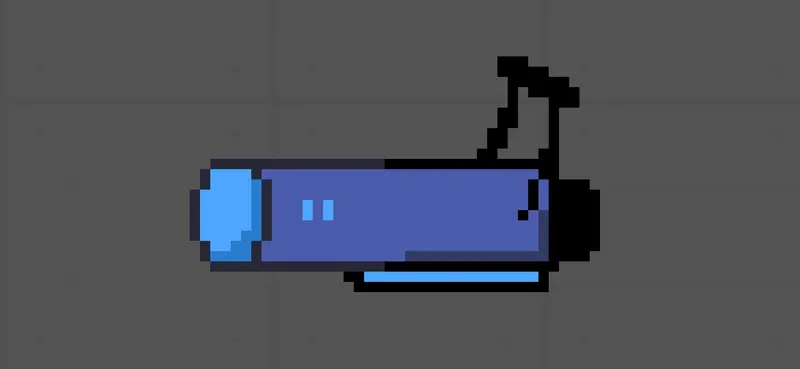 blue laser gun