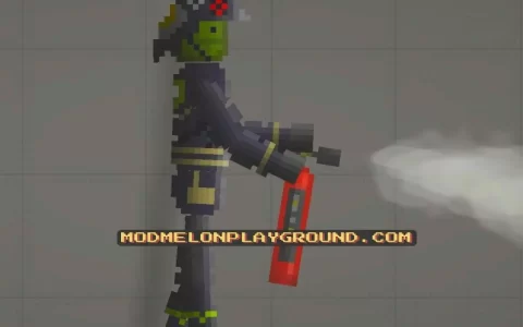 Firefighter Skin Mod For Melon Playground