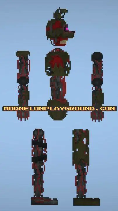FNAF Burntrap Mod Melon Playground (Sandbox)