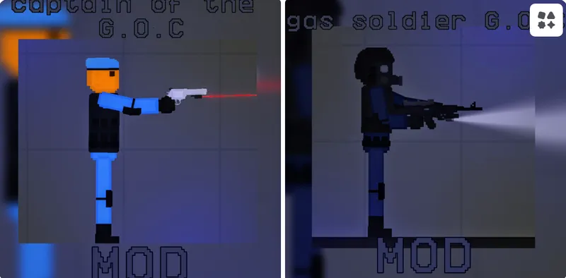 gas soldier G.O.C and captain of the G.O.C