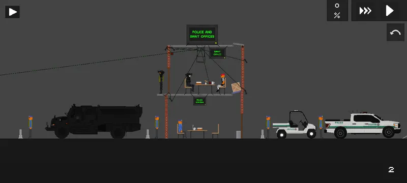 police station and SWAT