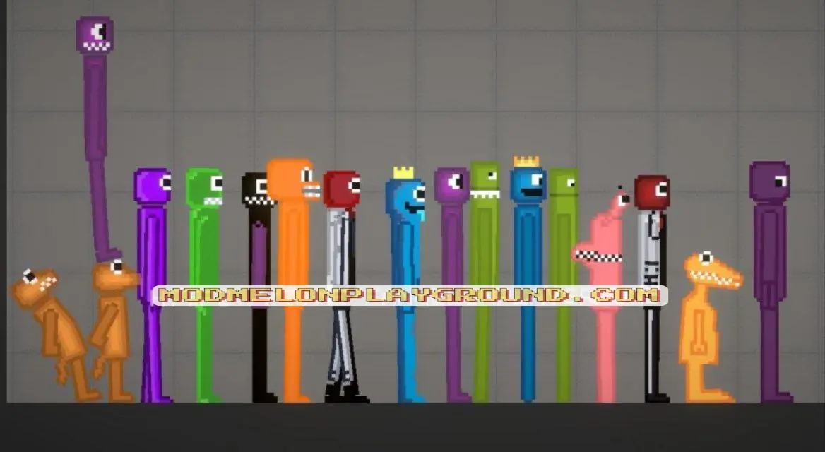 Rainbow Friends Mod For Melon Playground Sandbox