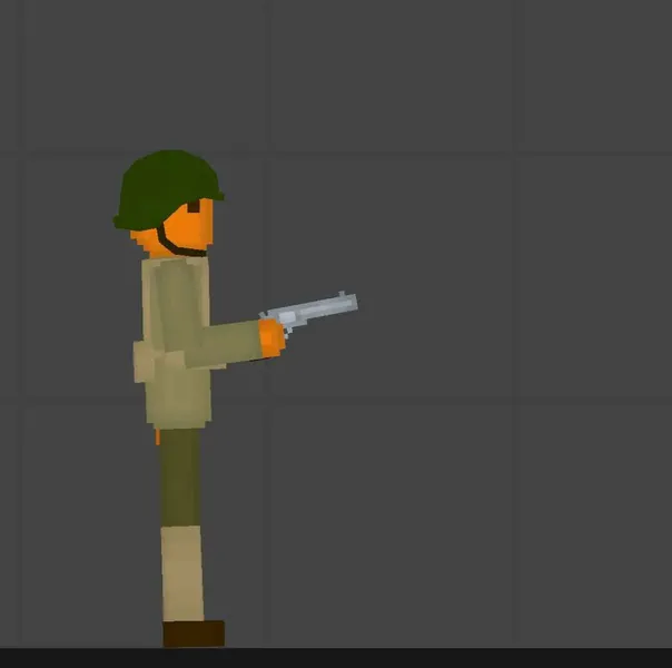 simple US ww2 soldier